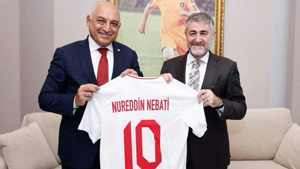 TFF Başkanı Büyükekşi Hazine ve Maliye Bakanı Nebati’yle buluştu